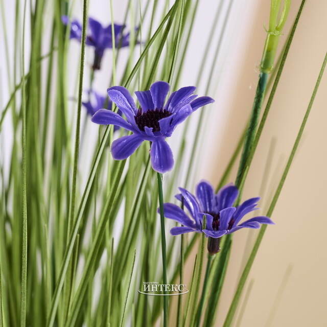 Искусственный букет Полевые Цветы 55 см фиолетовый Koopman