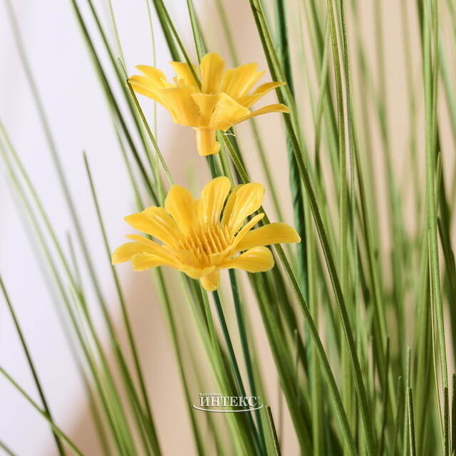 Искусственный букет Стэнхоуп: Полевые Цветы 55 см желтый Koopman