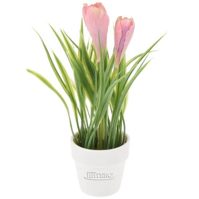 Искусственный цветок в горшке Staines - Крокус 21 см Koopman