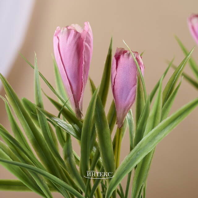 Искусственный цветок в горшке Стейнс: Крокус 21 см Koopman (Купман)