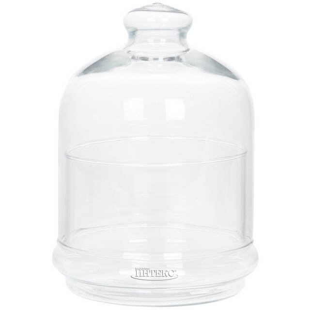 Конфетница с крышкой Leyton 18 см, стекло Koopman