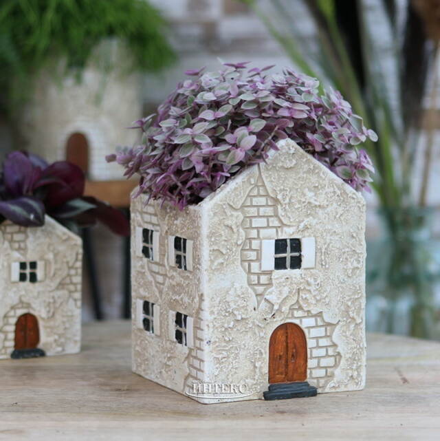 Керамическое кашпо Старый Особняк 15 см Ideas4Seasons (Идеас Фор Сезонс)