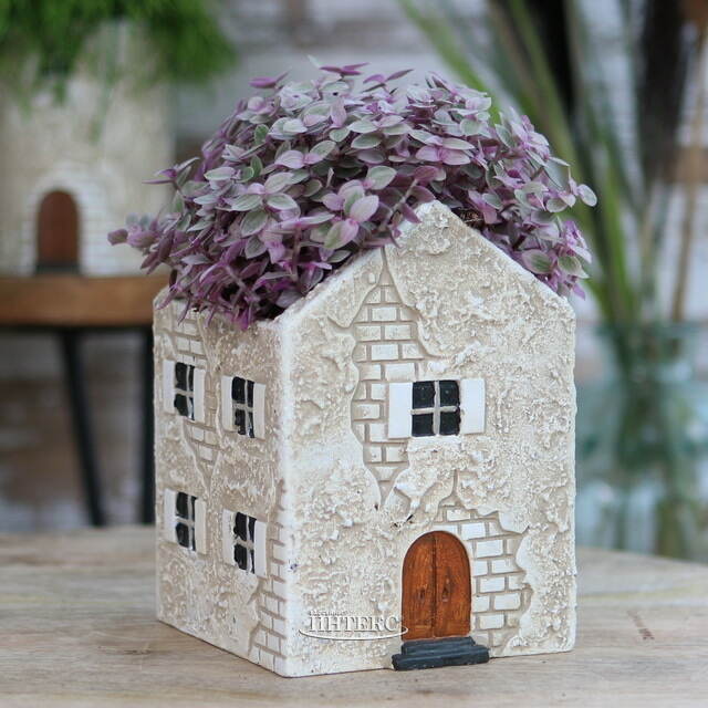 Керамическое кашпо Старый Особняк 15 см Ideas4Seasons (Идеас Фор Сезонс)