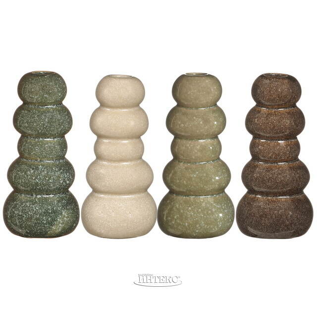 Керамическая ваза Гранада 15 см светло-зеленая Ideas4Seasons