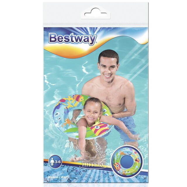 Надувной круг Подводные Друзья 56 см Bestway (Бествей)