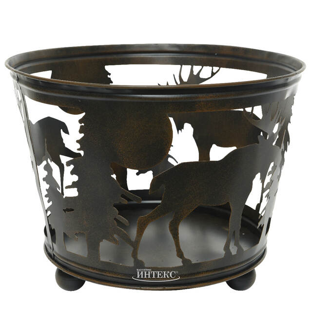 Чаша для костра Лесной Огонек 45 см, металл Kaemingk