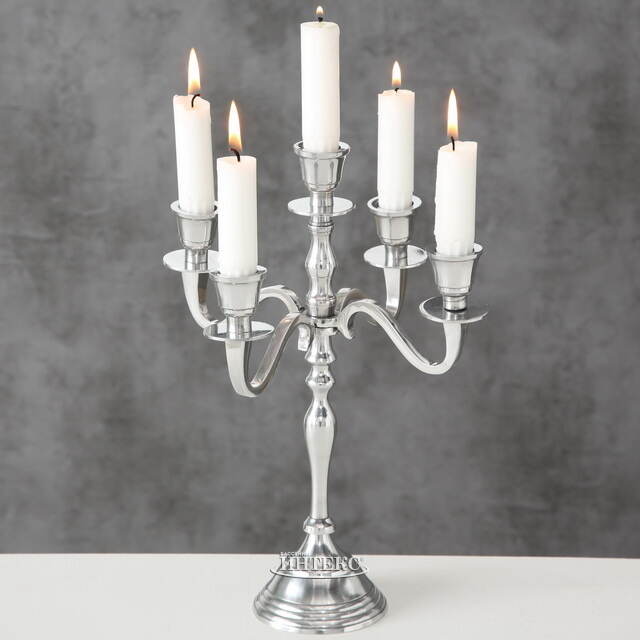 Подсвечник-канделябр на 5 свечей Эймсберри 30 см Boltze