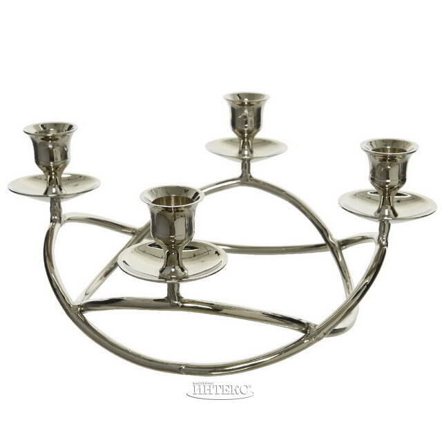 Металлический подсвечник Montceau Cosmo на 4 свечи 37 см Kaemingk