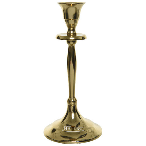 Подсвечник для одной свечи Castel del Monte 20 см, золотой Kaemingk