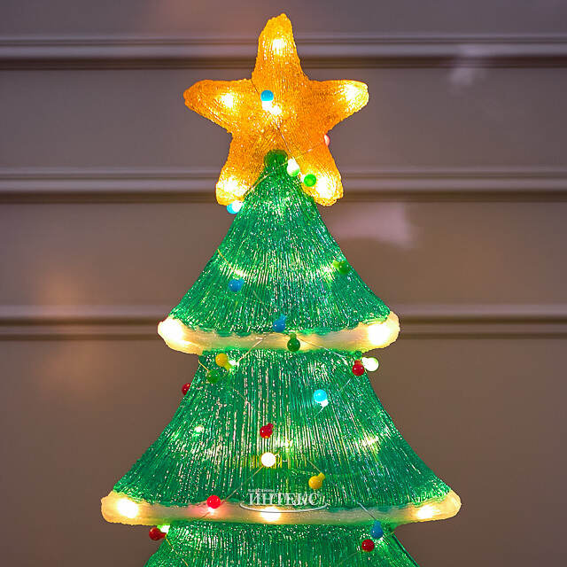 Светодиодная елка - Новогоднее веселье 103 см, 150 разноцветных LED ламп, акрил, IP44 Winter Deco