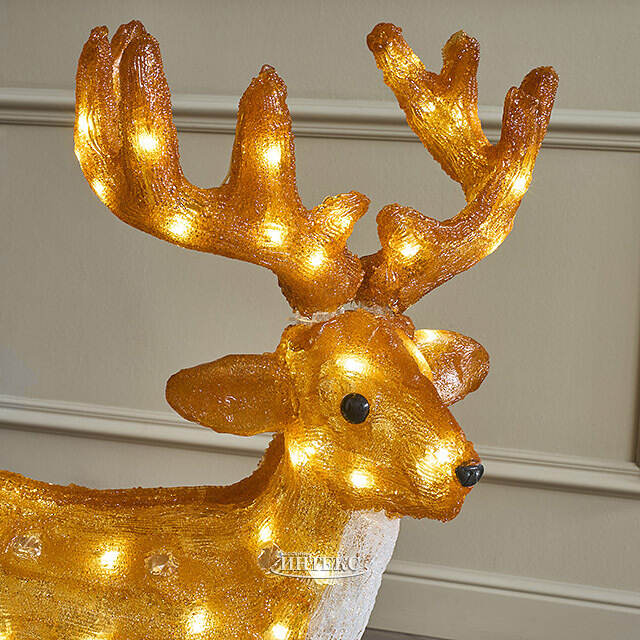 Светодиодный Олень Энико 81 см, 100 теплых белых LED ламп, акрил, IP44 Winter Deco