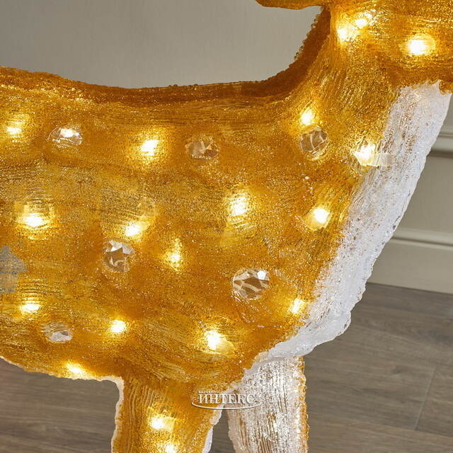 Светодиодный Олень Энико 81 см, 100 теплых белых LED ламп, акрил, IP44 Winter Deco