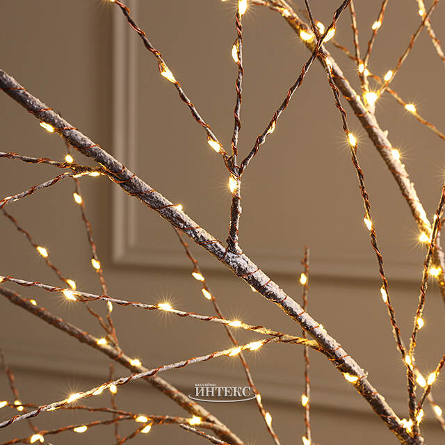 Светодиодное дерево Cunnington 180 см, 600 теплых белых микро LED ламп, IP44 Winter Deco
