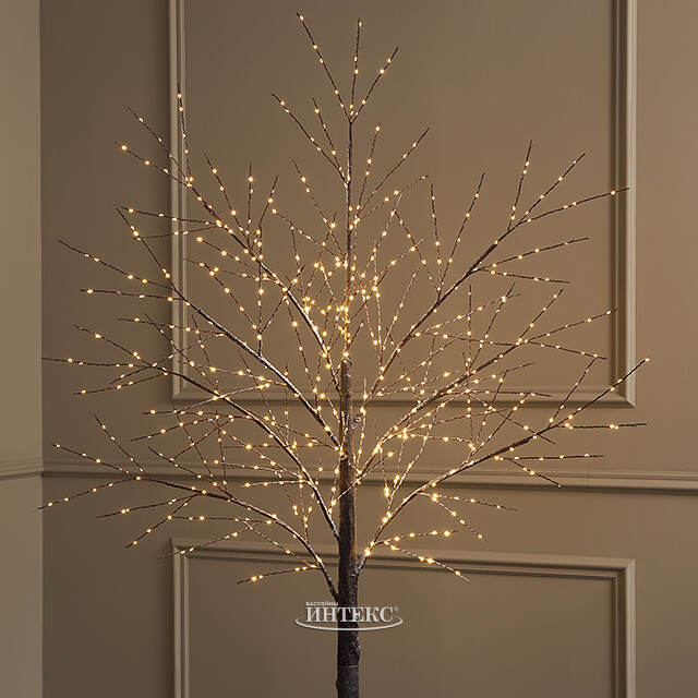 Светодиодное дерево Cunnington 180 см, 600 теплых белых микро LED ламп, IP44 Winter Deco