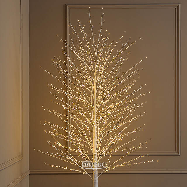 Светодиодное дерево Edinburgh 240 см, 1152 теплых белых LED ламп с мерцанием, IP44 Winter Deco