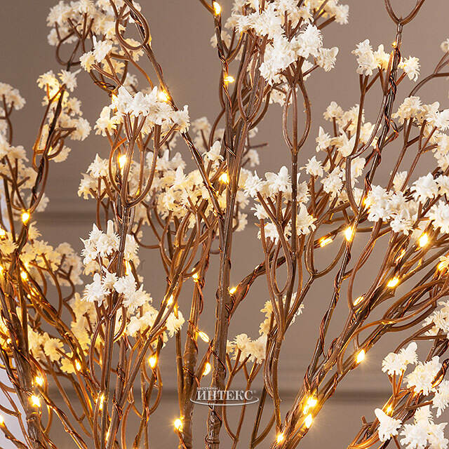 Набор светодиодных веточек Гипсофила Бонхилл 80 см, 45 теплых белых микро LED ламп, 3 шт, IP44 Winter Deco