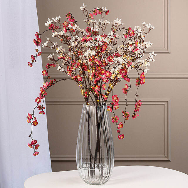 Набор светодиодных веточек Гипсофила Бонхилл 80 см, 45 теплых белых микро LED ламп, 3 шт, IP44 Winter Deco