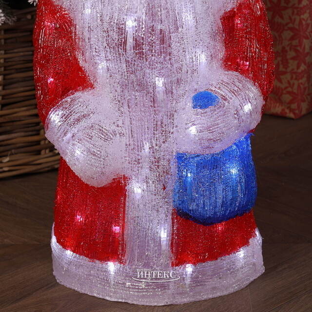 Светодиодная фигура Дед Мороз 52 см, 80 холодных LED ламп, IP44 Winter Deco