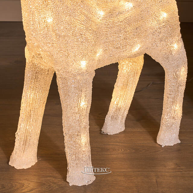 Светодиодная фигура Олень Винди 64 см, 60 теплых белых LED ламп Winter Deco