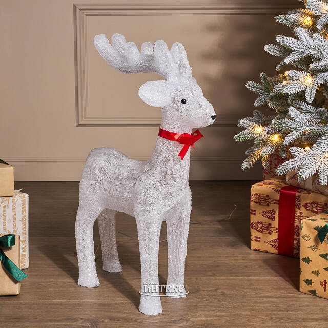 Светодиодная фигура Олень Винди 64 см, 60 теплых белых LED ламп Winter Deco