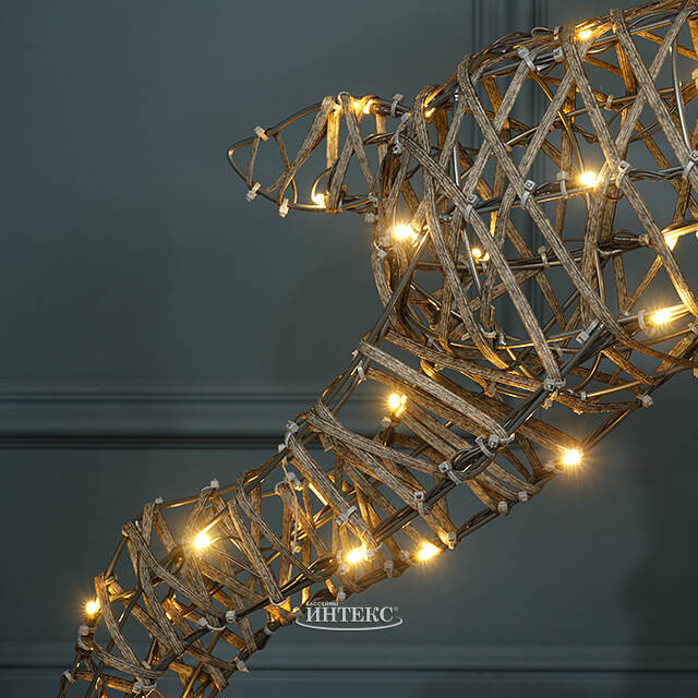 Светодиодная фигура Олень Роки 113 см, 110 теплых белых LED ламп, IP44 Winter Deco
