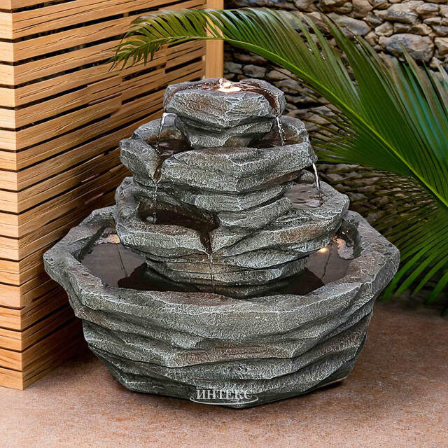 Декоративный фонтан Мон-де-Марманд 62*47 см с LED подсветкой Winter Deco