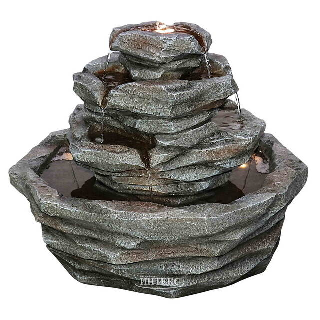 Декоративный фонтан Мон-де-Марманд 62*47 см с LED подсветкой Winter Deco