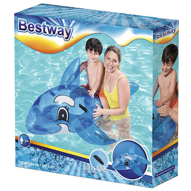 Надувная игрушка для плавания Синий Кит 157*94 см Bestway (Бествей)