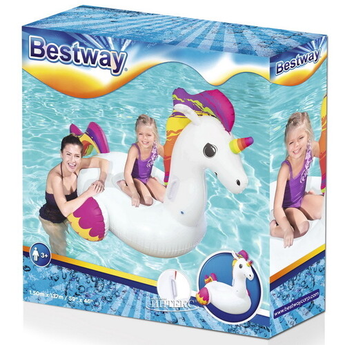 Надувная игрушка для плавания Единорог 155*119 см Bestway