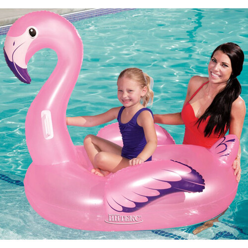 Надувная игрушка для плавания Фламинго 127*127 см Bestway