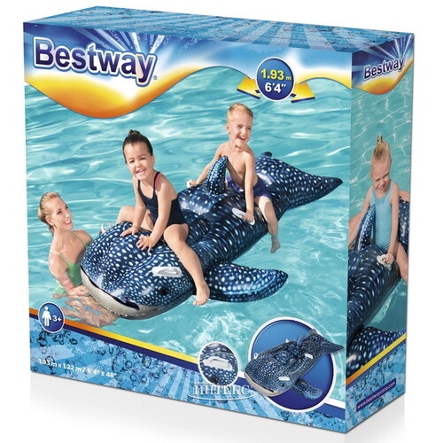 Надувная игрушка для плавания Whaletastic Wonders 193*122 см Bestway