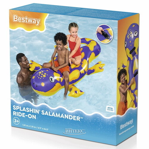Надувная игрушка для плавания Саламандра 191*119 см Bestway