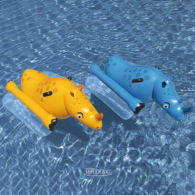 Надувная игра для бассейна Rhino Rumble 153*77 см, 4 предмета Bestway