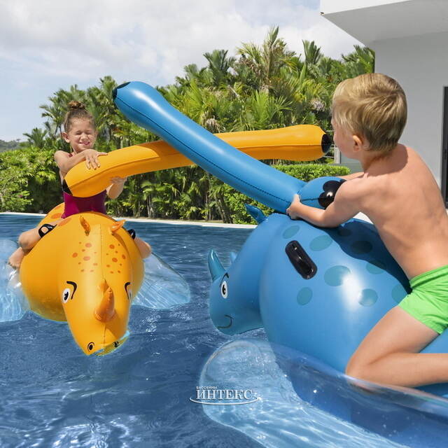 Надувная игра для бассейна Rhino Rumble 153*77 см, 4 предмета Bestway