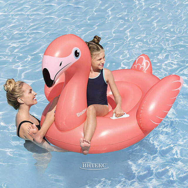 Надувная игрушка для плавания Фламинго 138*107 см Bestway