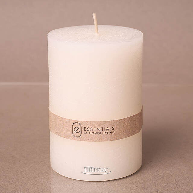 Декоративная свеча Рикардо 10*7 см белая Koopman