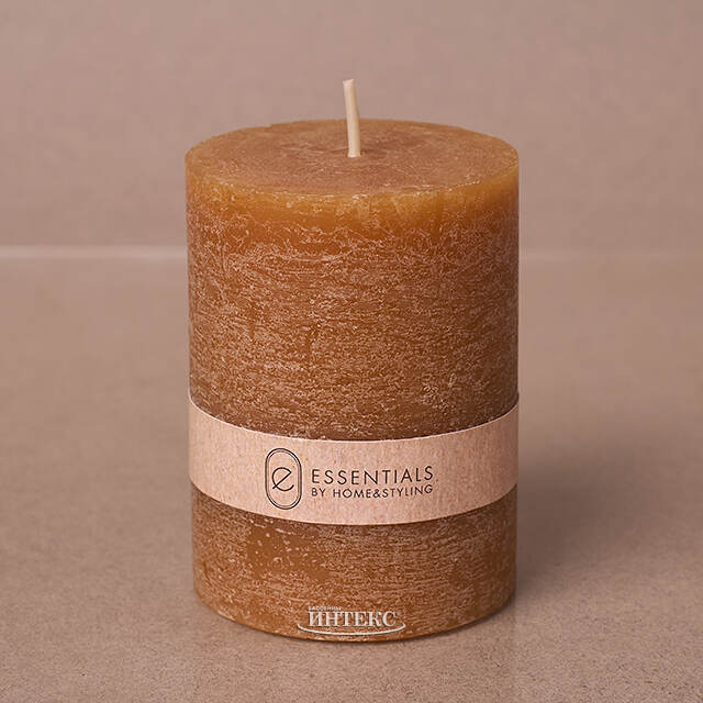 Декоративная свеча Рикардо 8*6 см какао Koopman
