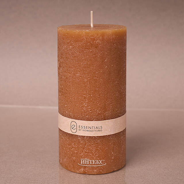 Декоративная свеча Рикардо 14*7 см какао Koopman