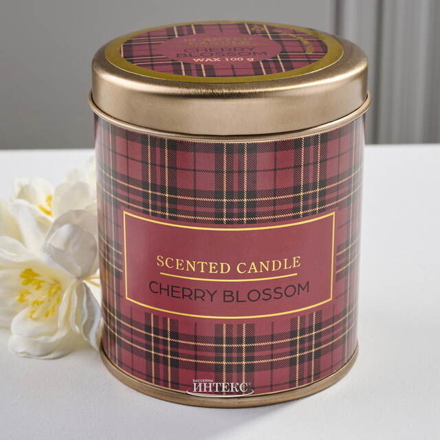 Ароматическая свеча Cherry Blossom 8 см Koopman