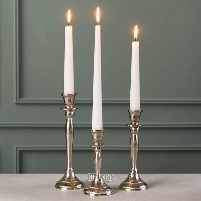 Набор подсвечников канделябров Ансельм 3 шт 14-22 см Boltze