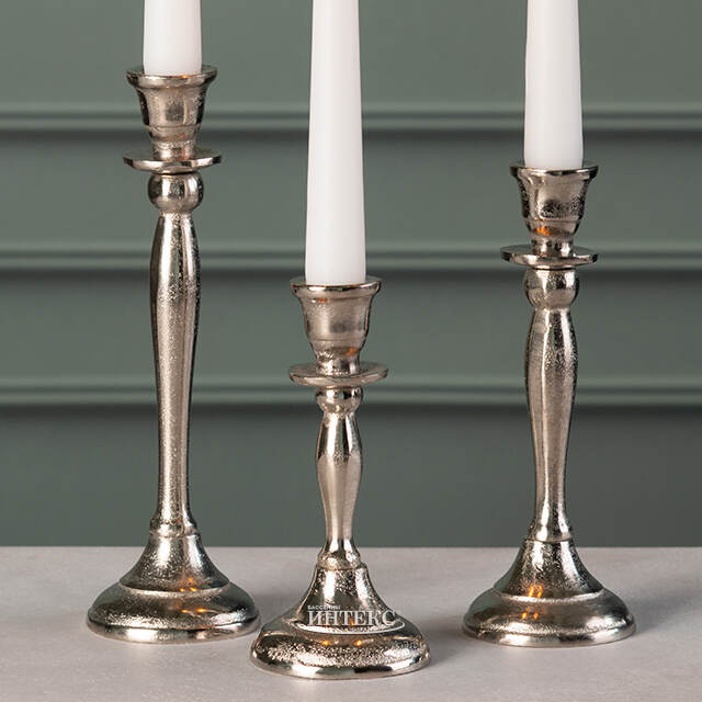 Набор подсвечников канделябров Ансельм 3 шт 14-22 см Boltze