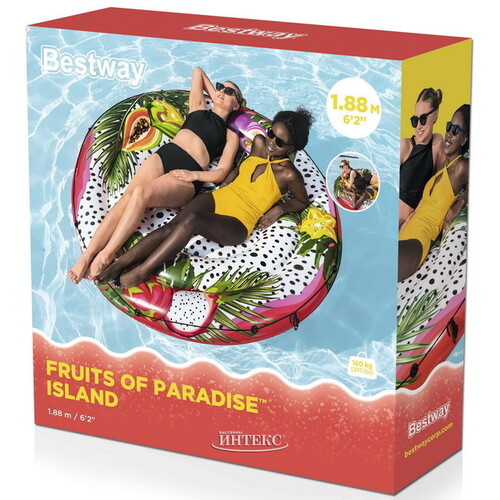 Надувной матрас-плот Fruits Paradise 188 см Bestway