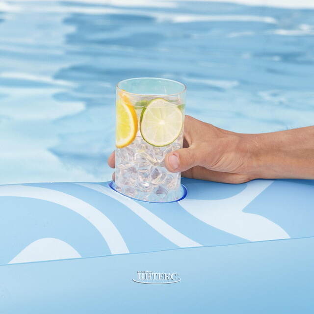 Надувной шезлонг для плавания Tanning Lounge 214*155 см Bestway