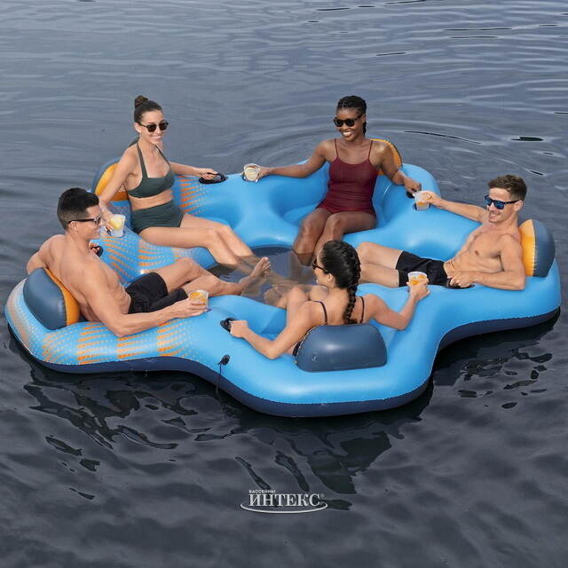 Надувной матрас-остров Day Drifter 279*269 см Bestway