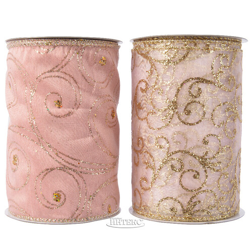 Декоративная лента Розовые Сны 270*13 см, органза Kaemingk