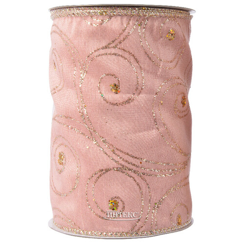 Декоративная лента Розовые Мечты 270*13 см, органза Kaemingk