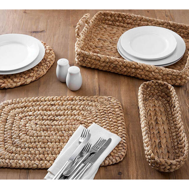 Плетеный поднос с ручками Гретта 45*35 см Koopman (Купман)