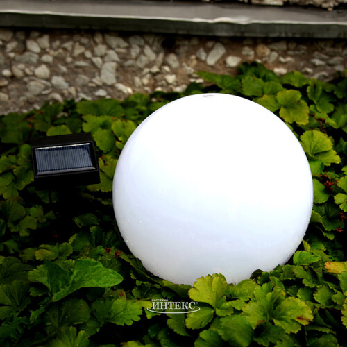 Садовый светильник Solar Globus 3 в 1 на солнечной батарее 20 см теплый белый, IP44 Star Trading