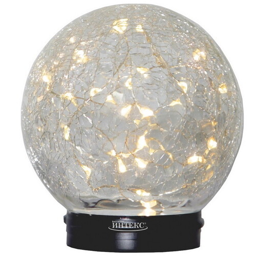 Садовый светильник-шар на солнечной батарее Solar Sphere 13*12 см теплый белый, IP44 Star Trading