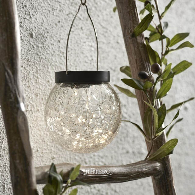 Подвесной светильник на солнечной батарее Solar Glory 12 см, 30 теплых белых LED ламп, IP44 Star Trading